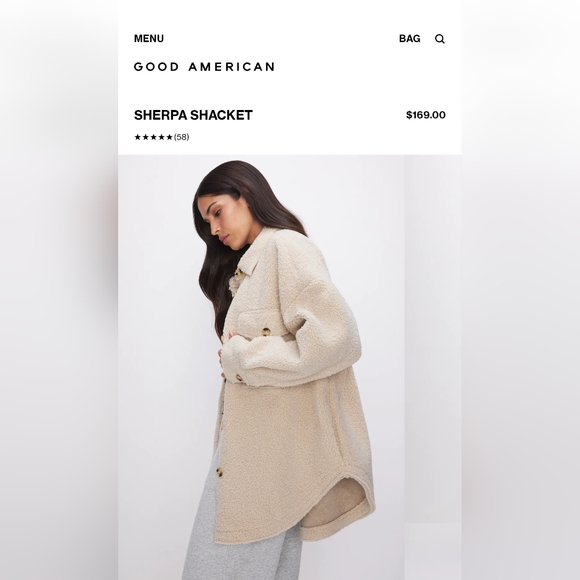 Good American jacket 🧥 size 7/8 - Picture 14 of 15